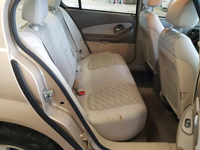 1G1ZT52875F299014 - 2005 CHEVROLET MALIBU LS 米色 照片 6