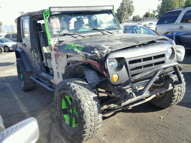 1J4GA39127L158027 - 2007 JEEP WRANGLER BLACK photo 1