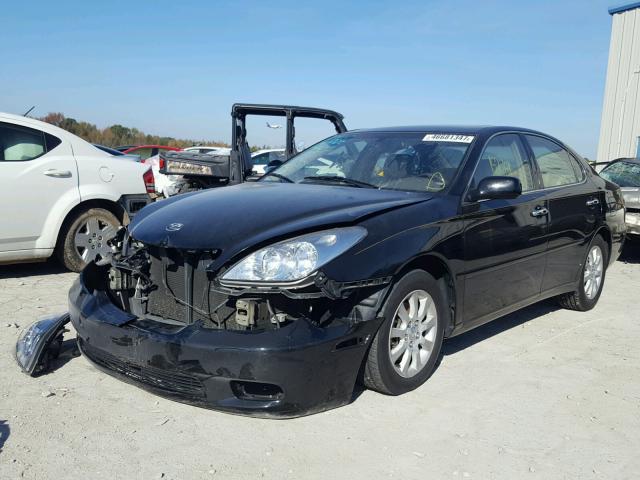 JTHBF30G236018800 - 2003 LEXUS ES BLACK photo 2