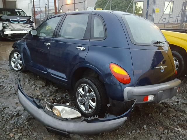 3C4FY48B23T621957 - 2003 CHRYSLER PT CRUISER BLUE photo 3