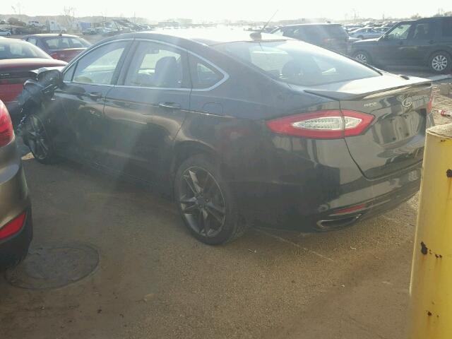 3FA6P0D9XDR258505 - 2013 FORD FUSION TIT BLACK photo 3