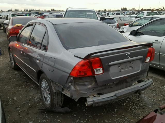 2HGES26785H544315 - 2005 HONDA CIVIC EX 石墨色 照片 3