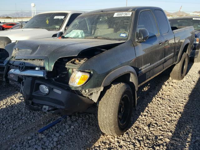 5TBBT44154S451981 - 2004 TOYOTA TUNDRA ACC GREEN photo 2