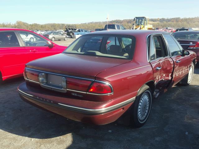 1G4HP52K3WH533038 - 1998 BUICK LESABRE CU MAROON photo 4