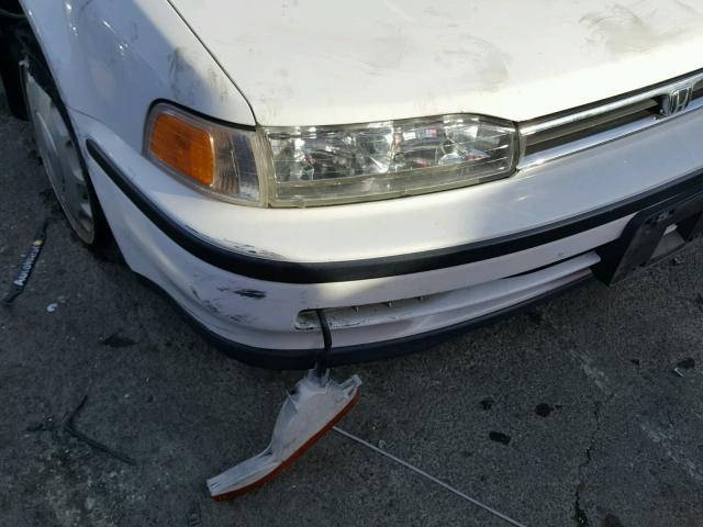 JHMCB7673NC039237 - 1992 HONDA ACCORD EX WHITE photo 10