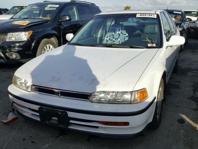 JHMCB7673NC039237 - 1992 HONDA ACCORD EX WHITE photo 2