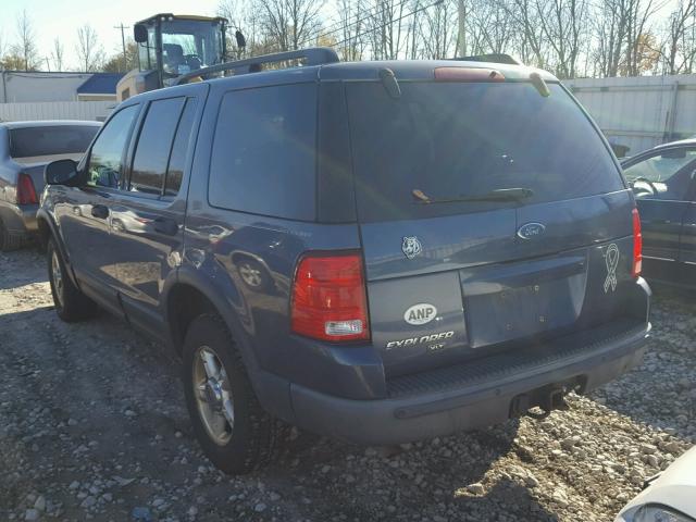 1FMZU73K23UC53914 - 2003 FORD EXPLORER X BLUE photo 3