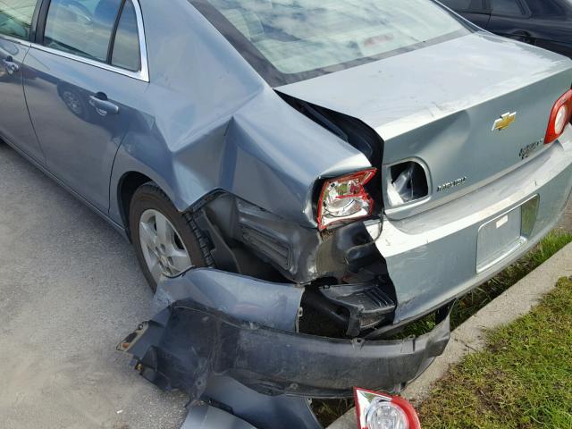 1G1ZG57B584211263 - 2008 CHEVROLET MALIBU LS Mavi foto 9