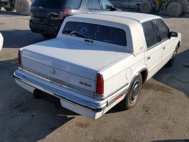 1C3BC663XKD481816 - 1989 CHRYSLER NEW YORKER WHITE photo 4