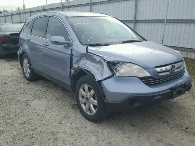 JHLRE38757C039450 - 2007 HONDA CR-V EXL BLUE photo 1