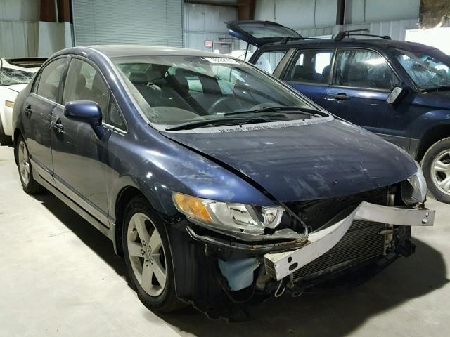 1HGFA16868L055090 - 2008 HONDA CIVIC EX BLUE photo 1