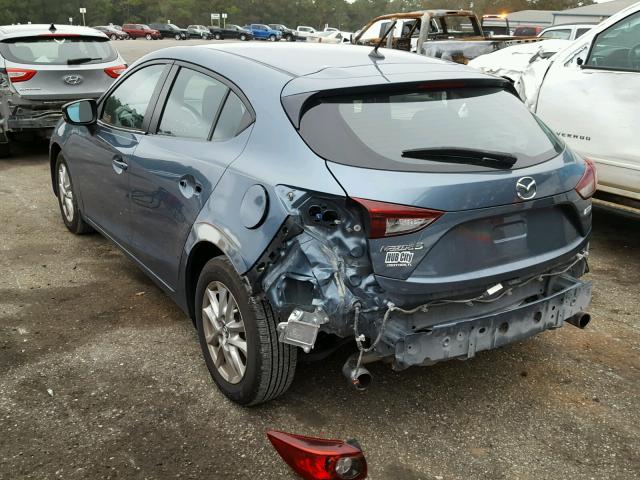 JM1BM1L72E1206997 - 2014 MAZDA 3 TOURING BLUE photo 3