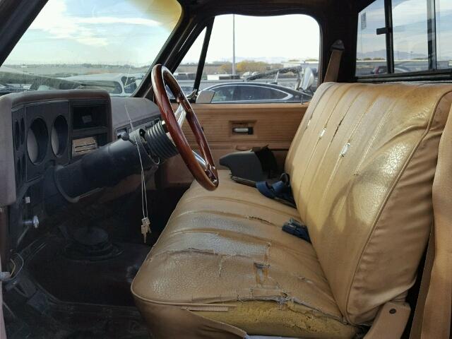 CCD149J133732 - 1979 CHEVROLET C-10 BROWN photo 5