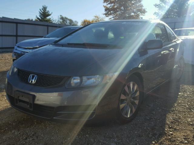 2HGFG1B86AH500418 - 2010 HONDA CIVIC GRAY photo 2