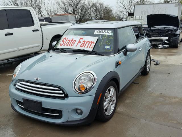 WMWZF3C55CT489087 - 2012 MINI COOPER CLU GREEN photo 2