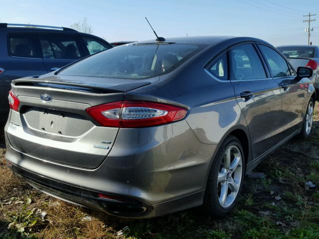 3FA6P0H98ER314582 - 2014 FORD FUSION SE CHARCOAL photo 4