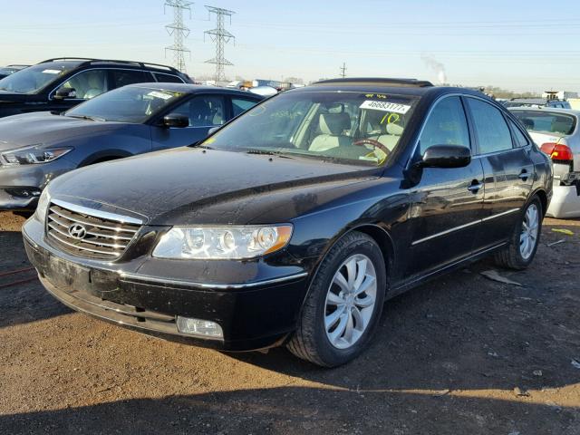 KMHFC46F96A059809 - 2006 HYUNDAI AZERA SE BLACK photo 2