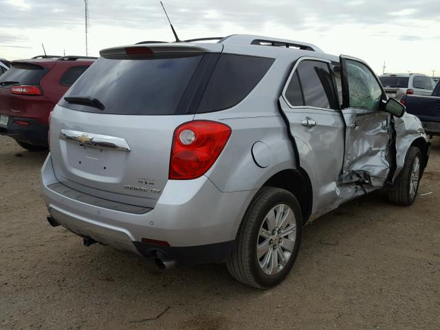 2CNFLFEY3A6262473 - 2010 CHEVROLET EQUINOX LT GRAY photo 4