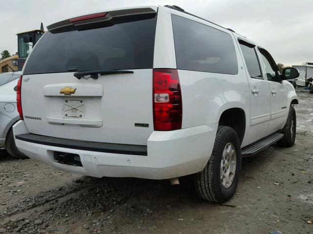 1GNSKJE30BR309856 - 2011 CHEVROLET SUBURBAN K WHITE photo 4