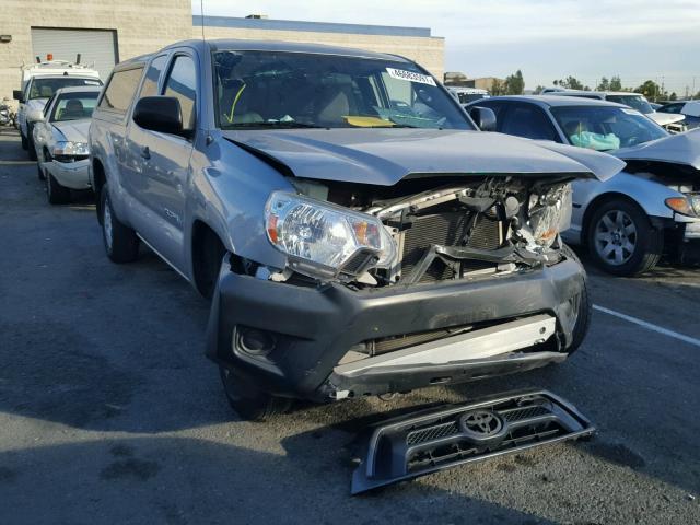 5TFTX4CNXEX045792 - 2014 TOYOTA TACOMA ACC SILVER photo 1