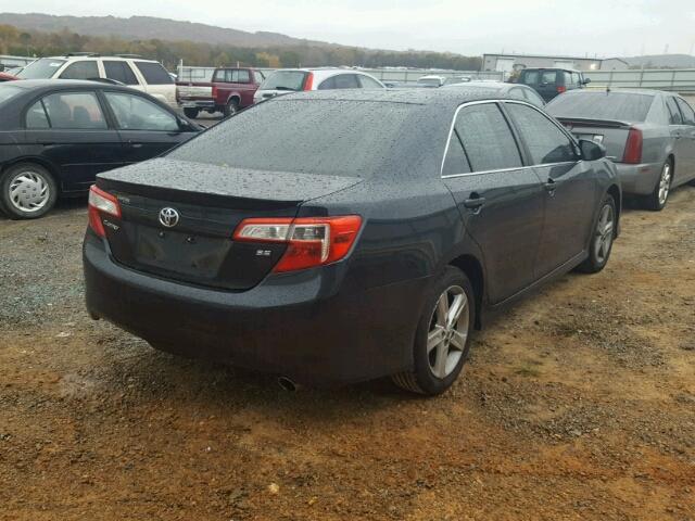 4T1BF1FKXEU337146 - 2014 TOYOTA CAMRY L BLUE photo 4