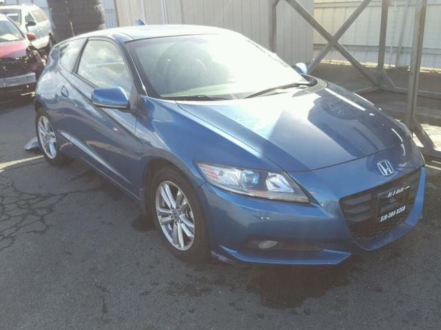 JHMZF1D68BS000506 - 2011 HONDA CR-Z EX BLUE photo 1