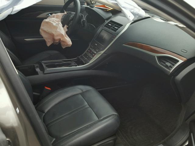 3LN6L2JK2FR626490 - 2015 LINCOLN MKZ Gris foto 5