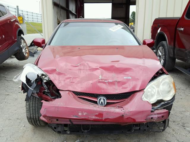 JH4DC548X2C040480 - 2002 ACURA RSX RED photo 9