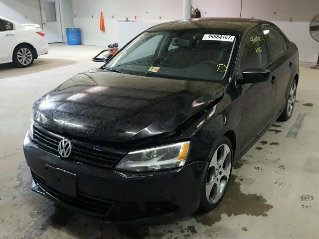 3VW2K7AJ8DM221798 - 2013 VOLKSWAGEN JETTA BLACK photo 2