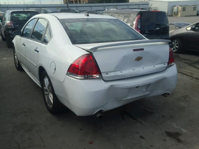 2G1WC5E38G1138720 - 2016 CHEVROLET IMPALA LIM WHITE photo 3