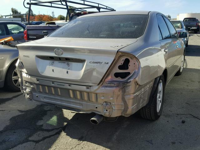 4T1BE32K25U390265 - 2005 TOYOTA CAMRY LE 金色 照片 4