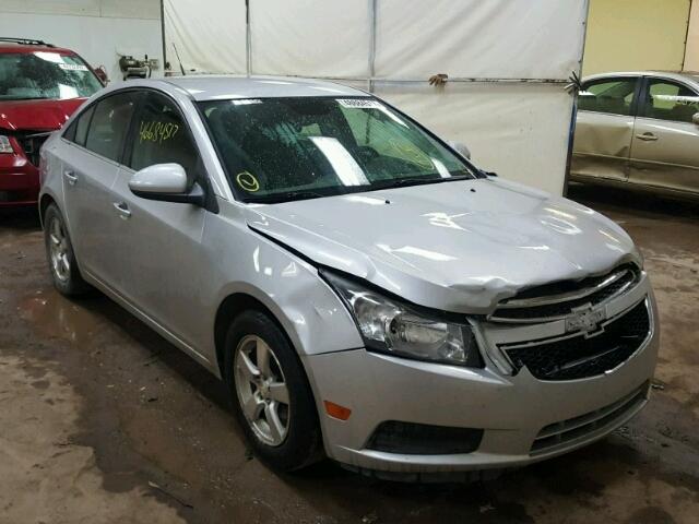 1G1PF5SC9C7327227 - 2012 CHEVROLET CRUZE LT SILVER photo 1