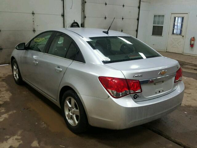 1G1PF5SC9C7327227 - 2012 CHEVROLET CRUZE LT SILVER photo 3