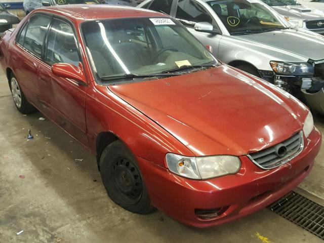 1NXBR12E21Z493232 - 2001 TOYOTA COROLLA CE MAROON photo 1