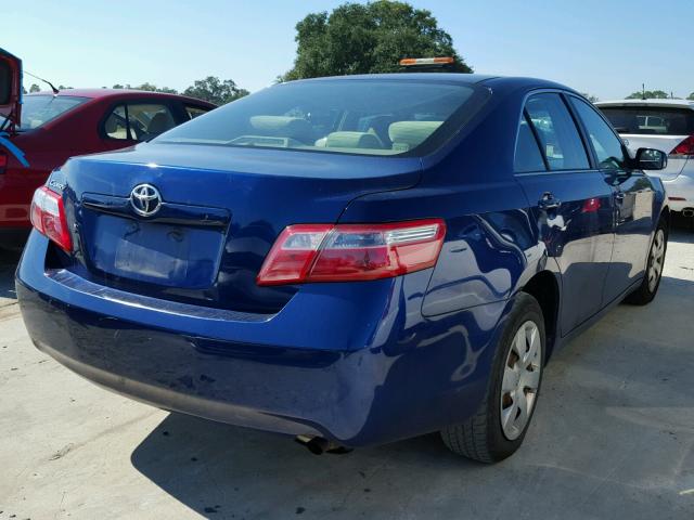 4T4BE46K29R057401 - 2009 TOYOTA CAMRY BASE BLUE photo 4