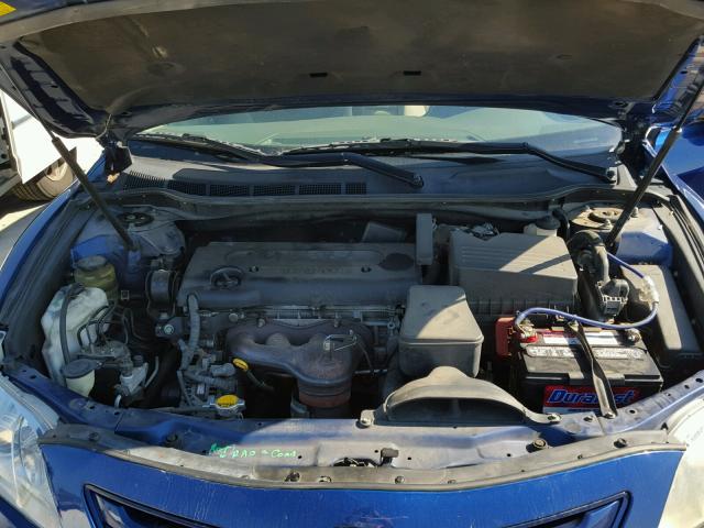 4T4BE46K29R057401 - 2009 TOYOTA CAMRY BASE BLUE photo 7