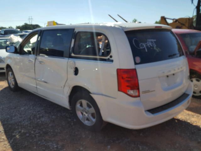 2C4RDGDG3CR196988 - 2012 DODGE CARAVAN GR WHITE photo 3