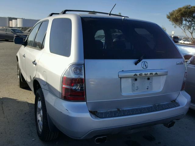 2HNYD18214H507164 - 2004 ACURA MDX SILVER photo 3