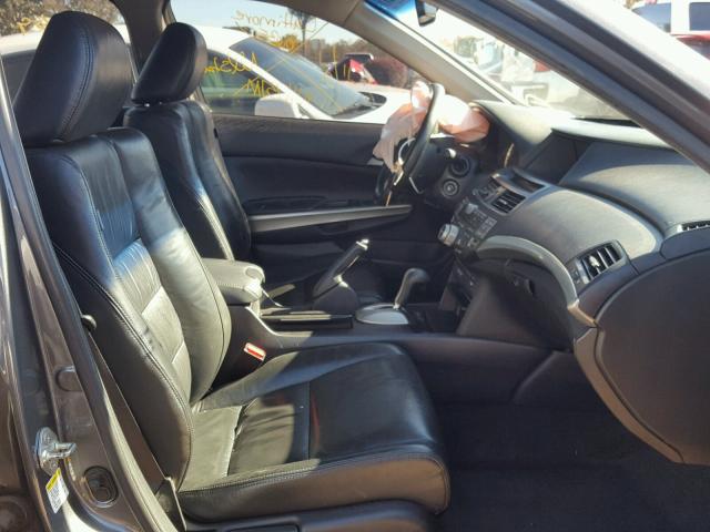 1HGCP26808A002436 - 2008 HONDA ACCORD EXL GRAY photo 5