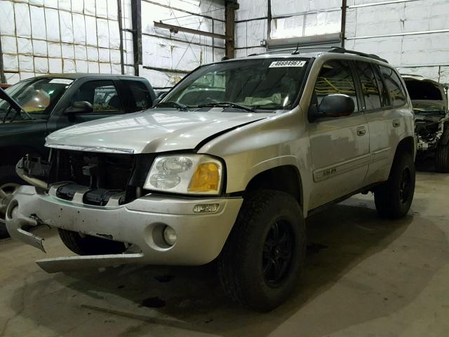 1GKDT13S742438122 - 2004 GMC ENVOY SILVER photo 2