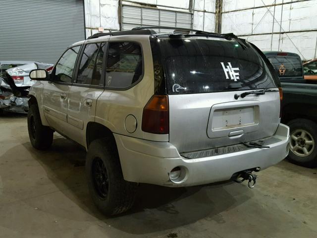 1GKDT13S742438122 - 2004 GMC ENVOY SILVER photo 3