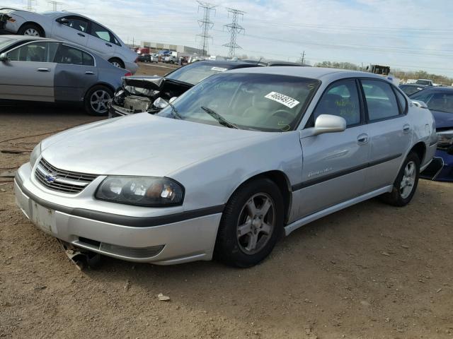 2G1WH52K639393231 - 2003 CHEVROLET IMPALA SILVER photo 2