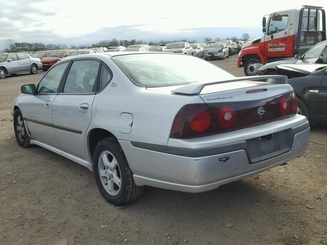 2G1WH52K639393231 - 2003 CHEVROLET IMPALA SILVER photo 3