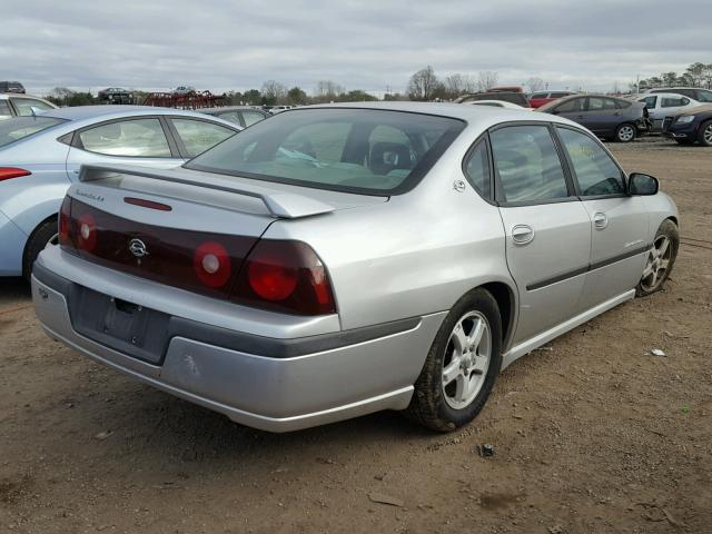 2G1WH52K639393231 - 2003 CHEVROLET IMPALA SILVER photo 4