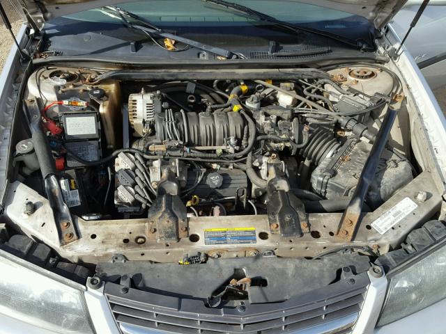 2G1WH52K639393231 - 2003 CHEVROLET IMPALA SILVER photo 7