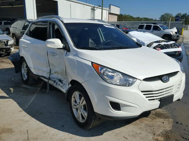 KM8JU3AC8CU345658 - 2012 HYUNDAI TUCSON GLS WHITE photo 1