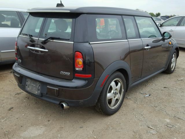 WMWML33568TN68097 - 2008 MINI COOPER CLU BROWN photo 4