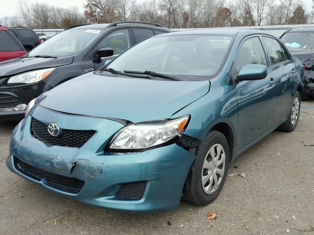 JTDBL40E39J032340 - 2009 TOYOTA COROLLA BA TURQUOISE photo 2