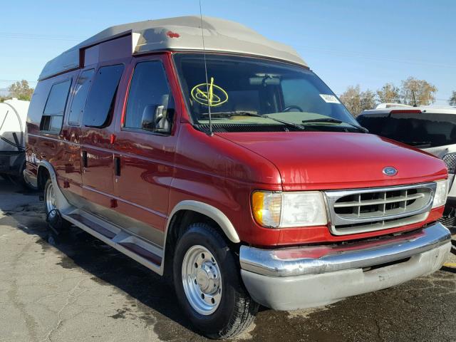 1FDPS24L0YHB54418 - 2000 FORD ECONOLINE BURGUNDY photo 1