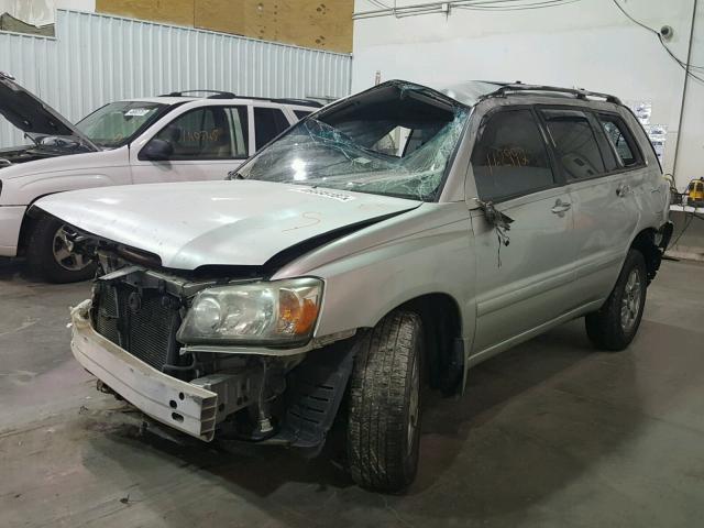 JTEDP21A870133725 - 2007 TOYOTA HIGHLANDER SILVER photo 2